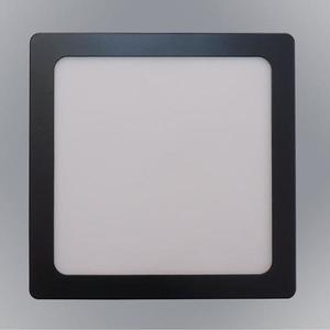 LED panelový blok 6W 4200K štvorcový čierny vyobraziť