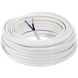 Elektrický kábel Omyp 2x1, 0 biely, bubon 20m vyobraziť
