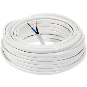 Elektrický kábel Omyp 2x1, 5 biely, bubon 20m vyobraziť