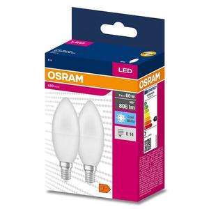 Žiarovka LED Osram E14 B35 7W 4000k 2szt vyobraziť