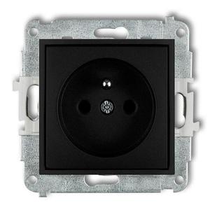 Single socket Z / U black mat 12MGP-1ZP mini vyobraziť