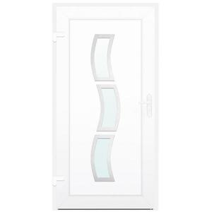 Dvere vchodové D16 90L biele vyobraziť