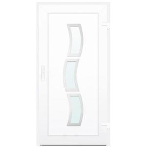 Dvere vchodové D16 90P biele vyobraziť