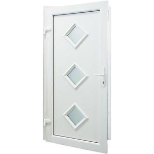Dvere vchodové Mary D11 90L biele vyobraziť