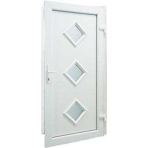 Dvere vchodové Mary D11 90P biele vyobraziť
