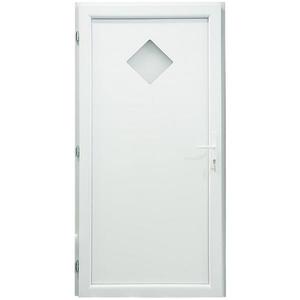 Dvere vchodové Madeleine D09 90L biele vyobraziť