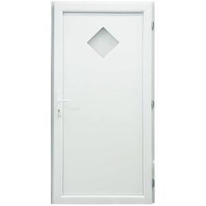 Dvere vchodové Madeleine D09 90P biele vyobraziť