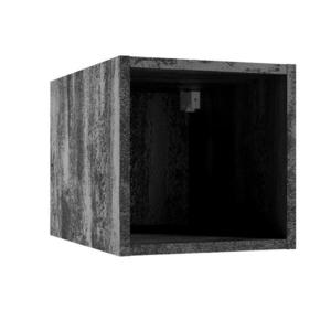 Kúpeľňová skrinka Qubik čierny betón 30x30x44 vyobraziť