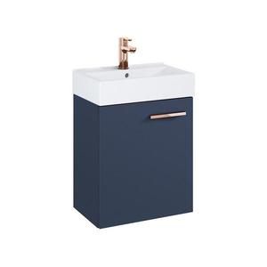 Kúpeľňová Zostava Mini 45 Navy Blue (Úchyt Rose Gold) vyobraziť