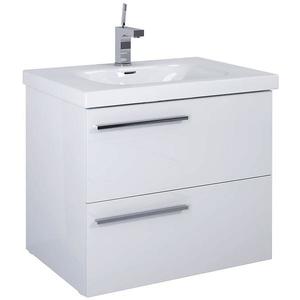 Kúpeľňová skrinka pod umývadlo Royal 70 2S biela DSM vyobraziť