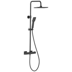 Logon Black sprchovy system s funkcia dažďovej sprchy s termostatickým miešačom vyobraziť