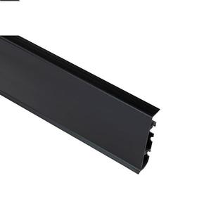 Podlahová lišta PVC Hi-Line Prestige 90 Čierny vyobraziť