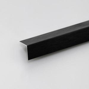Profil uholníkový hliníkový čierny 10x10x2000 vyobraziť