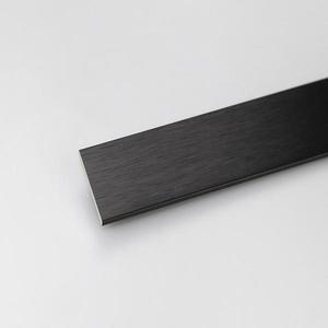 Profil plochý hliníkový čierny 30x2x1000 vyobraziť