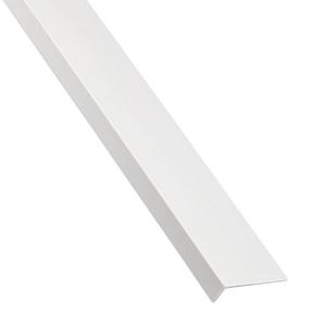 Profil uholníkový samolepící PVC biely matný 16x11x1000 vyobraziť