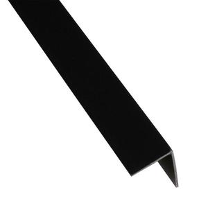 Profil uholníkový samolepící PVC čierny mat 19.5x19.5x1000 vyobraziť