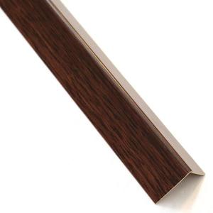 Profil uholníkový samolepící PVC drevo tmavé 19.5x19.5x1000 vyobraziť