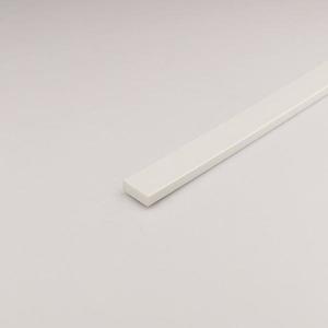 Profil plochý PVC biely 19x1000 vyobraziť
