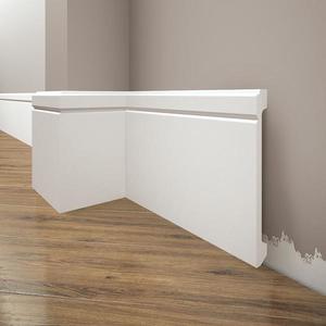 Lista podlahova Elegance LPC-30-T101 biely satin vyobraziť