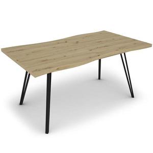 Stôl Log TB 90x160-200 artisan/čierny vyobraziť