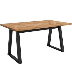 Stôl Iga Dub Wotan / Čierna Mat 160x90 vyobraziť