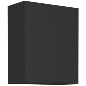 Kuchynská skrinka Siena čierna mat 60g-72 1f vyobraziť