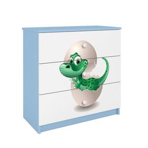 Komoda Pre Detská Babydreams Modrá – Dino vyobraziť
