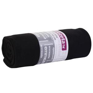 Fleecová deka 130x160 čierna vyobraziť