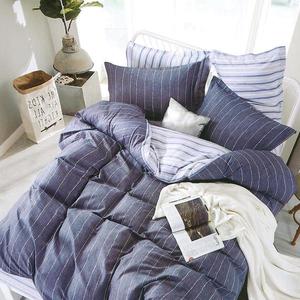 Bavlnená saténová posteľná bielizeň ALBS-M0021B 140x200 vyobraziť