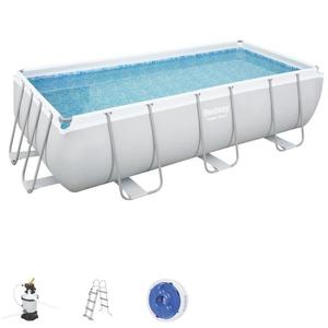 Obdĺžnikový bazén s rámom s pieskovou filtráciou 4.04X2.01X1M 56442 vyobraziť