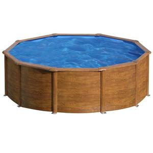 Oceľový bazén okrúhly drevo PACIFIC 4.6X1.2M KIT460W GRE vyobraziť
