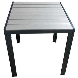 Stôl Douglas šedý s vrchnou doskou z polywoodu 70x70 cm vyobraziť