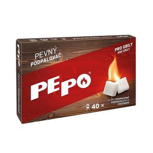 PE-PO pevný podpalovač krabička 40 ks vyobraziť
