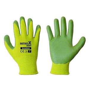 Ochranné rukavice Dámske nitrox mint veľkosť 7 vyobraziť