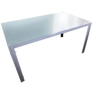 Sklenený stôl Bergen 73x90x150cm farba šedá vyobraziť