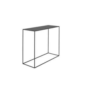 Čierny konzolový kovový stôl CustomForm Tensio, 100 x 35 cm vyobraziť