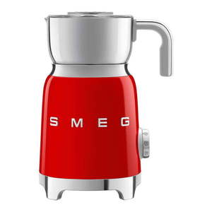 Červený elektrický šľahač mlieka Retro Style – SMEG vyobraziť