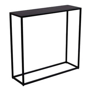 Čierny kovový konzolový stolík 100x30 cm Julita - CustomForm vyobraziť