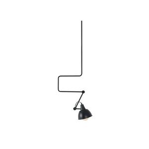 Čierne závesné svietidlo s kovovým tienidlom 60x60 cm Coben - CustomForm vyobraziť