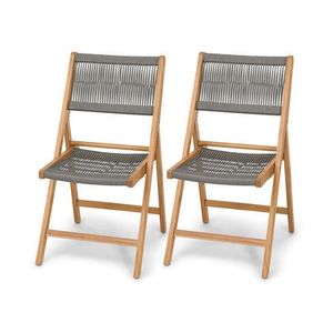 Súprava sklopných stoličiek »Lenja« s textilným výpletom vyobraziť