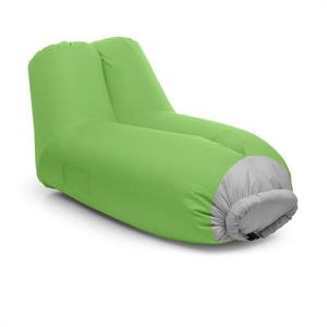 Blumfeldt Airlounge, nafukovacia sedačka, 90 x 80 x 150 cm, ruksak, prateľná, polyester, zelená vyobraziť
