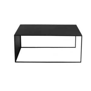 Čierny konferenčný stolík CustomForm 2Wall, dĺžka 100 cm vyobraziť