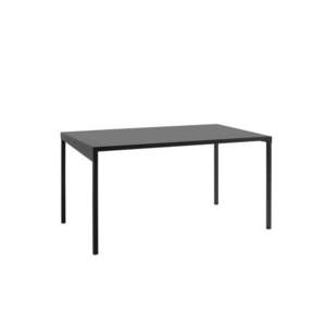 Čierny kovový jedálenský stôl CustomForm Obroos, 140 x 80 cm vyobraziť