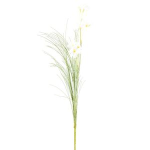 Umelé lúčne kvetiny 51 cm, biela vyobraziť