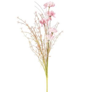 Umelé lúčne kvetiny 50 cm, staroružová vyobraziť