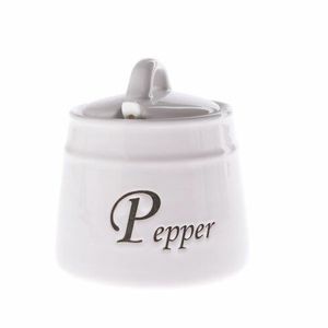 Keramická dóza na korenie Pepper s lyžičkou, 430 ml vyobraziť