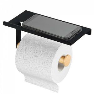Altom Držák toaletného papíru PHONE, 18 x 10 cm, černá vyobraziť