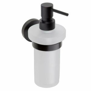 SAPHO XB100 X-Round black dávkovač mydla, mliečne sklo/čierna, 230 ml vyobraziť