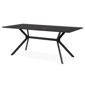 Sconto Jedálenský stôl PAXOS 81A bridlica tmavá/čierna vyobraziť