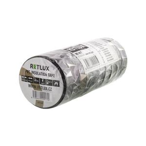 Páska izolačná PVC 15/10m čierná RETLUX RIT 017 10ks vyobraziť